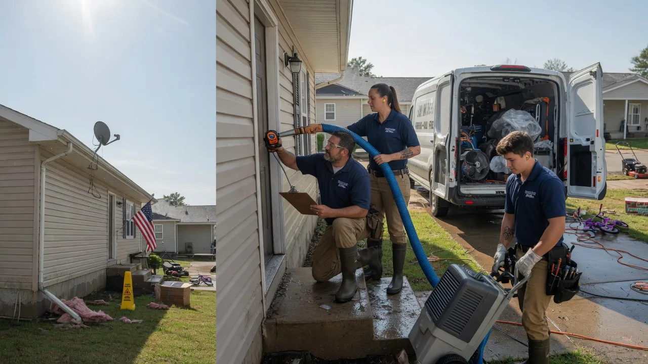 Ceiling Water Damage Restoration in Woodland, GA near me